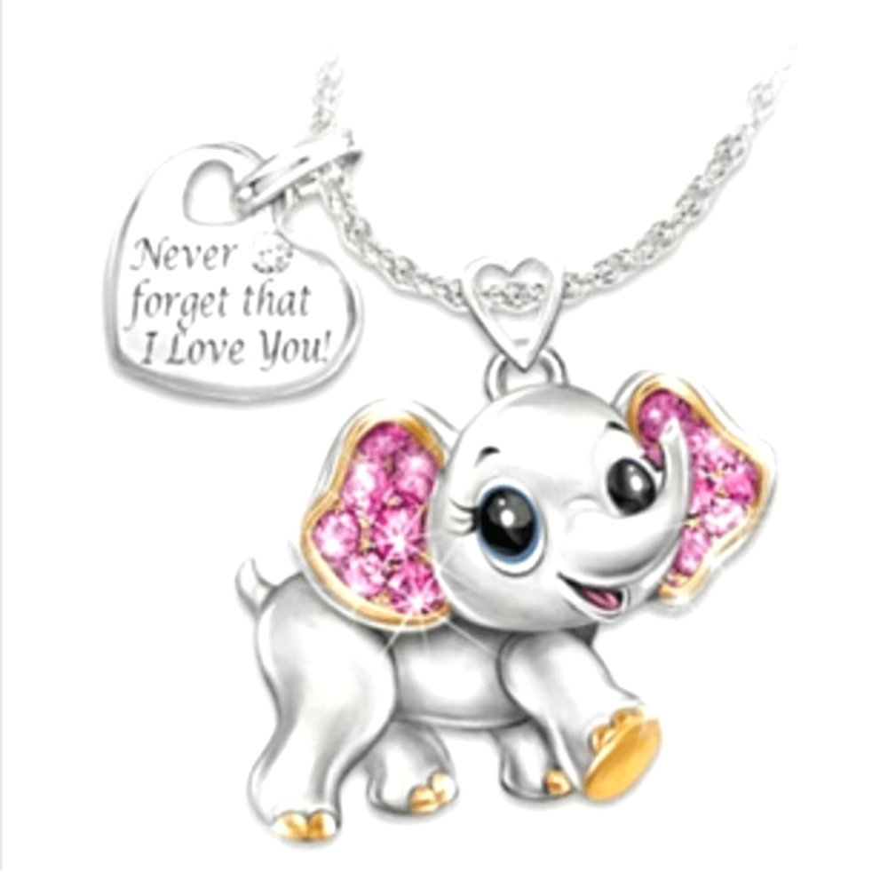 Cute Elephant Necklace